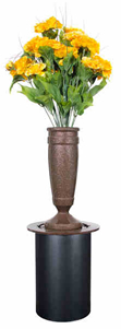 Metalcraft Vase, www.burlesonmonuments.com